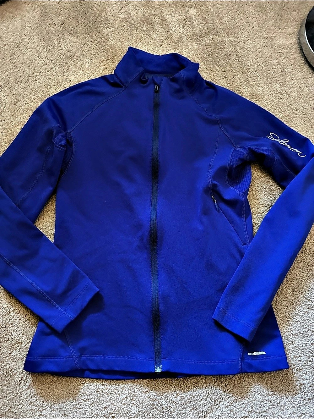 Salomon Women's Moto II Zip Jacket in the "Bay Blue"
